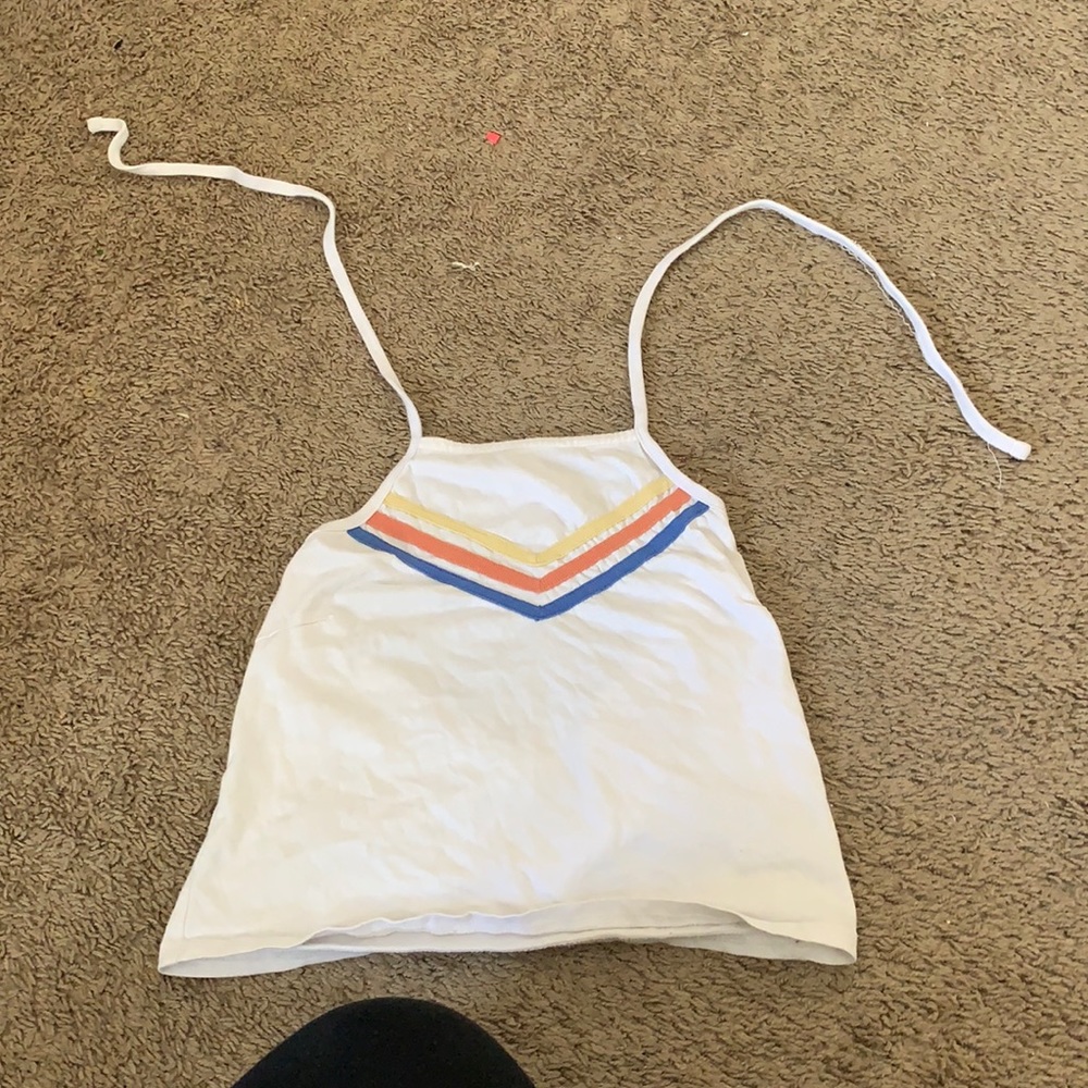 White tie tank top